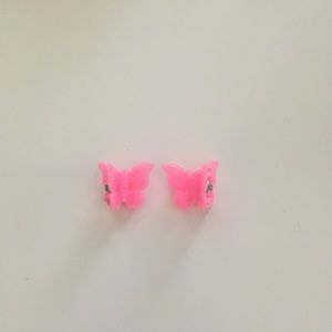 butterfly hair clips